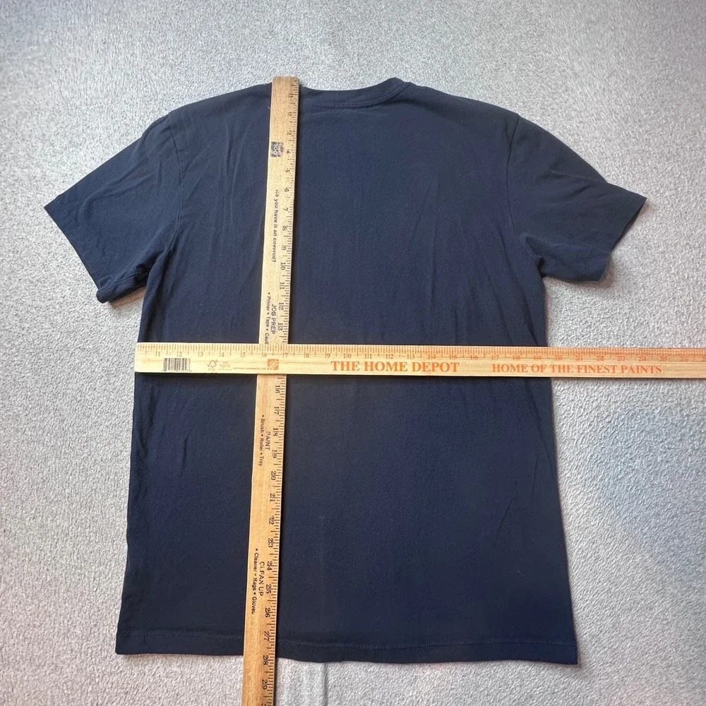 The North Face T-Shirt‎ Mens M Navy Blue Half Dome Logo Graphic Tee Short Sleeve